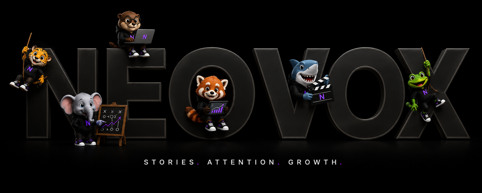 Neovox footer background